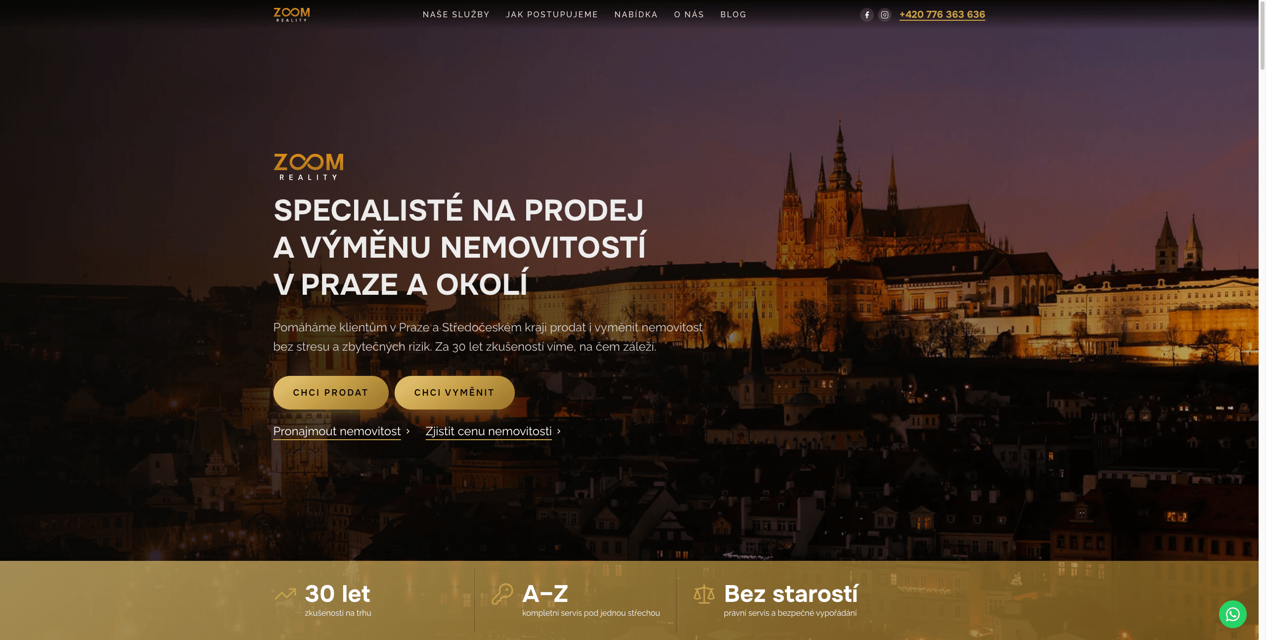 Ukázka webu Martin Vosyka | Zoom Reality